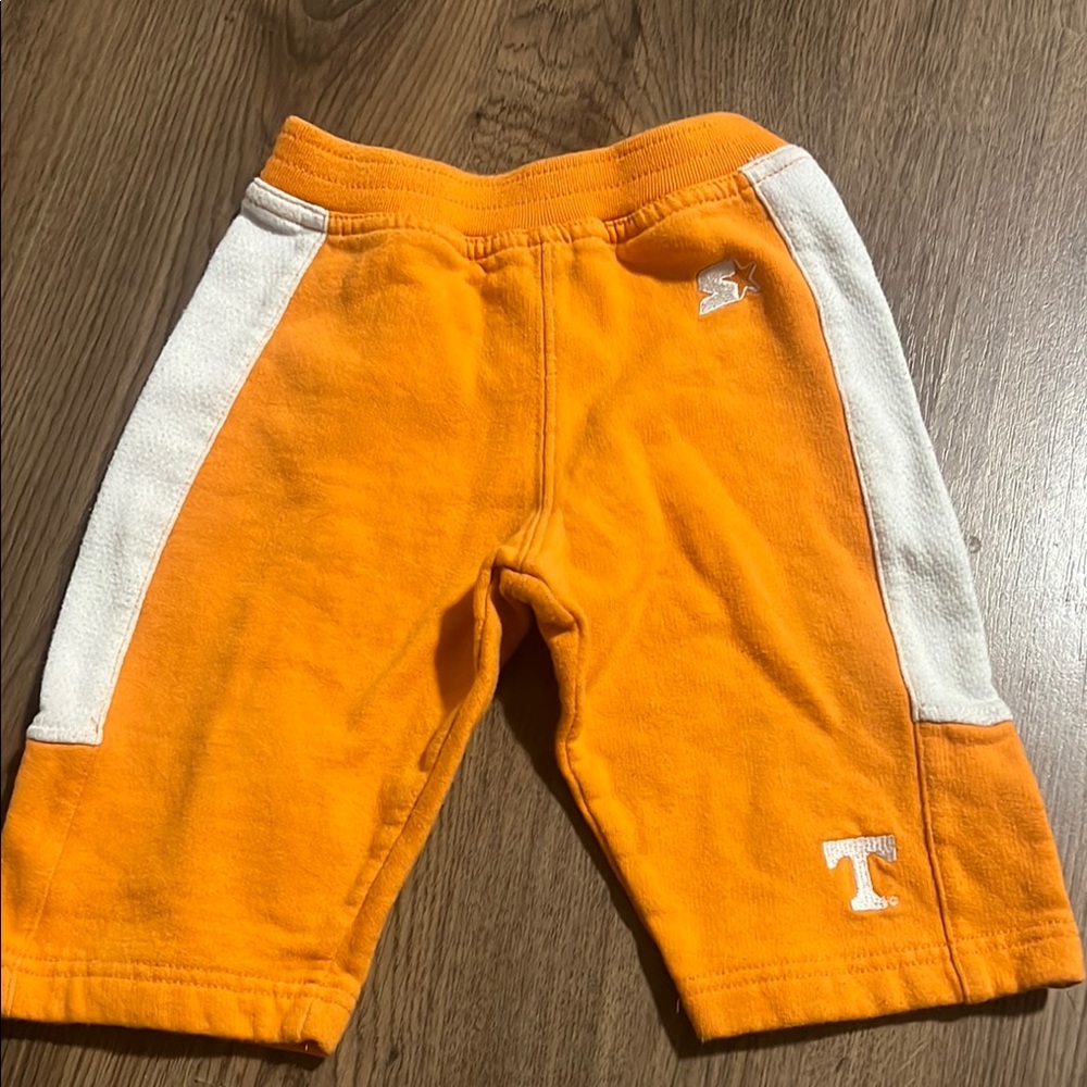 Orange and White Baby Pants